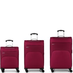 Gabol Zambia 4 roulettes Set de valises 3 pièces avec soufflet d'extension  Modéle 1