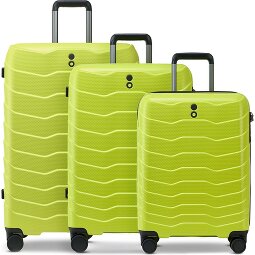 Echolac Exo 4 roues Set de valises 3 pièces avec soufflet d'extension  Modéle 3