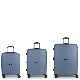 Gabol Montreal 4 roulettes Set de valises 3 pièces avec soufflet d'extension  Modéle 1