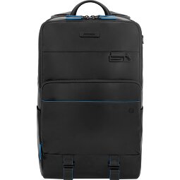 Piquadro Blue Square Revamp Sac à dos professionnel Protection RFID Cuir 43 cm Compartiment pour ordinateur portable  Modéle 2