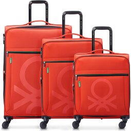 Delsey Paris x United Colors of Benetton Color Block Set de valises à 4 roulettes 3 pcs.  Modéle 3