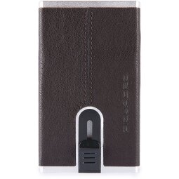 Piquadro Black Square Porte-cartes de crédit RFID en cuir 6 cm  Modéle 4