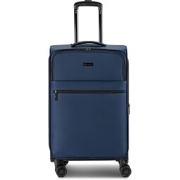 bugatti Valencia Soft 4 roulettes Trolley M 65 cm avec soufflet d'extension  Modéle 2