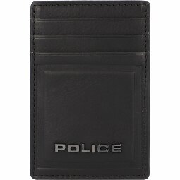Police PT16-08536 Porte-cartes de crédit en cuir 7 cm avec pince à billets  Modéle 1