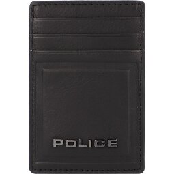 Police PT16-08536 Porte-cartes de crédit en cuir 7 cm avec pince à billets  Modéle 1