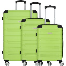 Nowi Rhodos 4 roulettes Set de valises 3 pièces  Modéle 1