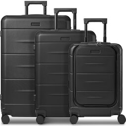 Police London 4 roues Set de valises 3 pièces avec soufflet d'extension  Modéle 3