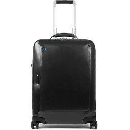 Piquadro Blue Square 4-roues trolley cabine cuir 55 cm compartiment ordinateur portable  Modéle 1