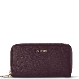 Lazarotti Bologna Leather XL Double Zip-Around Porte-monnaie RFID Cuir 20 cm  Modéle 3