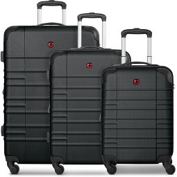 Wenger Amplar Evo 4 roulettes Set de valises 3 pièces avec soufflet d'extension  Modéle 1