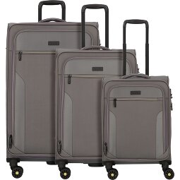 d&n Travel Line 9704 4 roulettes Set de valises 3 pièces avec soufflet d'extension  Modéle 4