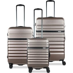 bugatti Corium Set de valises à 4 roulettes 3pcs.  Modéle 1