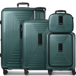 Redolz Essentials14 Set de valises à 4 roulettes Beautycase 4pcs avec soufflet extensible Laptopfach  Modéle 5