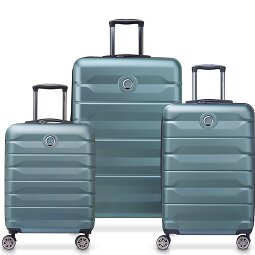 Delsey Paris Air Armour 4 roulettes Set de valises 3 pièces avec soufflet d'extension  Modéle 1