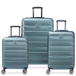 Delsey Paris Air Armour 4 roulettes Set de valises 3 pièces avec soufflet d'extension  Modéle 2