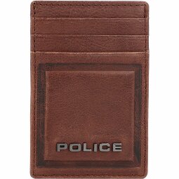 Police PT16-08536 Porte-cartes de crédit en cuir 7 cm avec pince à billets  Modéle 2