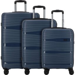 d&n Travel Line 4300 4 roues Set de valises 3 pièces  Modéle 2
