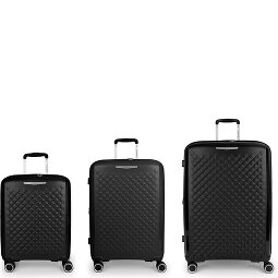 Gabol Queens 4 roulettes Set de valises 3 pièces avec soufflet d'extension  Modéle 4