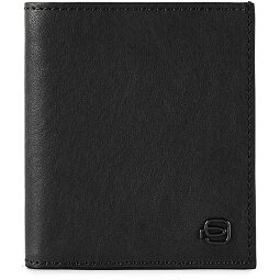 Piquadro Black Square Étui pour cartes de crédit Protection RFID Cuir 9 cm  Modéle 1