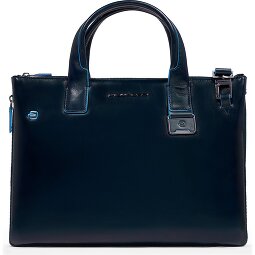 Piquadro Blue Square Sac de shopper Cuir 38 cm Compartiment pour ordinateur portable avec soufflet d'extension  Modéle 1