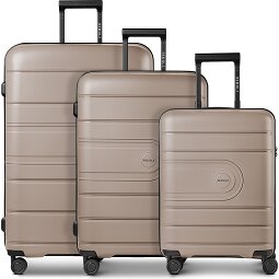 Redolz Essentials 11 4 roues Set de valises 3 pièces avec soufflet d'extension  Modéle 7
