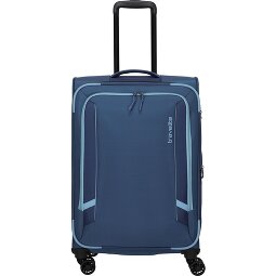 Travelite Corsiica 4 roulettes Trolley M 67 cm avec soufflet d'extension  Modéle 2