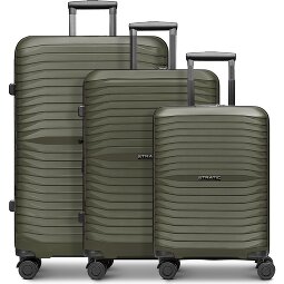 Stratic Shine 4 roues Set de valises 3 pièces avec soufflet d'extension  Modéle 1