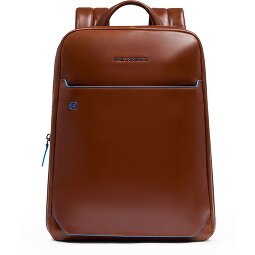 Piquadro Blue Square Daypack Protection RFID Cuir 37 cm Compartiment pour ordinateur portable  Modéle 2