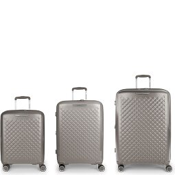 Gabol Queens 4 roulettes Set de valises 3 pièces avec soufflet d'extension  Modéle 2
