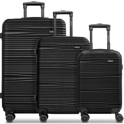Redolz Essentials 16 3-SET 4 roulettes Set de valises 3 pièces  Modéle 1