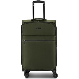 bugatti Valencia Soft 4 roulettes Trolley M 65 cm avec soufflet d'extension  Modéle 3
