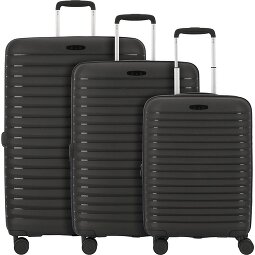d&n Travel Line 4500 4 roulettes Set de valises 3 pièces avec soufflet d'extension  Modéle 1