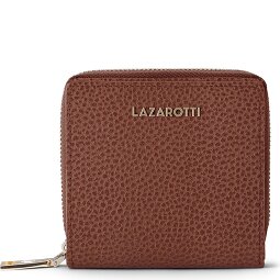 Lazarotti Porte-monnaie « Bologna » en cuir, taille moyenne, fermeture à glissière sur tout le pourtour, 10 cm  Modéle 2