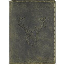 Greenburry Porte-cartes d'identité Vintage Hirsch en cuir 12 cm  Modéle 2