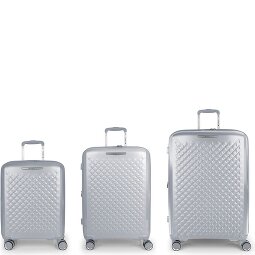 Gabol Queens 4 roulettes Set de valises 3 pièces avec soufflet d'extension  Modéle 5