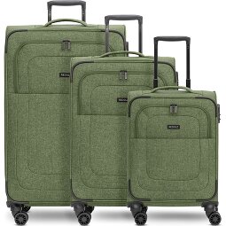 Redolz Essentials 12 THREE SET 4 roulettes Set de valises 3 pièces avec soufflet d'extension  Modéle 4