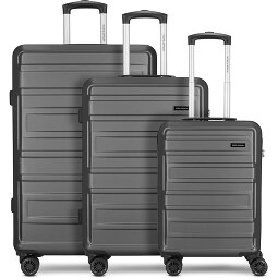 Worldpack New York 2.0 4 roulettes Set de valises 3 pièces  Modéle 1