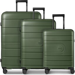 Redolz Essentials 11 4 roues Set de valises 3 pièces avec soufflet d'extension  Modéle 6