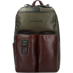 Piquadro Harper sac à dos en cuir 48 cm compartiment pour ordinateur portable  Modéle 2