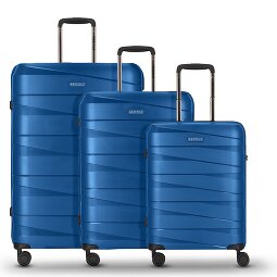 Redolz Essentials 10 3-SET 4 roulettes Set de valises 3 pièces  Modéle 2