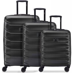 Delsey Paris Meteor 4 roues Set de valises 3 pièces avec soufflet d'extension  Modéle 1