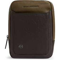 Piquadro Black Square Sac à bandoulière Cuir véritable 17 cm  Modéle 3
