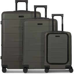 Police London 4 roulettes Set de valises 3 pièces avec soufflet d'extension  Modéle 1