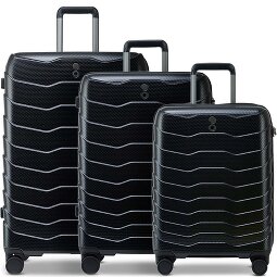 Echolac Exo 4 roues Set de valises 3 pièces avec soufflet d'extension  Modéle 1