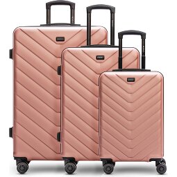 Redolz Essentials 07 3-SET 4 roulettes Set de valises 3 pièces  Modéle 4