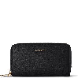Lazarotti Bologna Leather XL Double Zip-Around Porte-monnaie RFID Cuir 20 cm  Modéle 1
