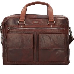 Spikes & Sparrow Porte-documents en cuir 41 cm compartiment pour ordinateur portable  Modéle 3
