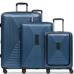 Redolz Essentials 14 4 roulettes Set de valises 3 pièces avec soufflet d'extension  Modéle 4