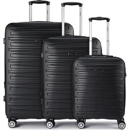 Benzi 5493 4 roulettes Set de valises 3 pièces avec soufflet d'extension  Modéle 3