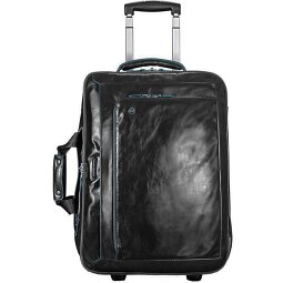 Piquadro Blue Square 2 roues Valise business Cuir véritable 51 cm Compartiment ordinateur  Modéle 3